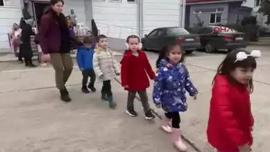 Minik Eller Zeytinyağı Sabunu Yaptı