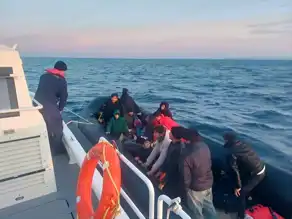 Ayvalık'ta 31 Düzensiz Göçmen Kurtarıldı