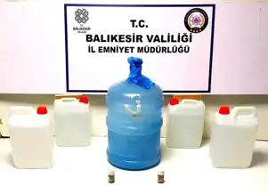 Ayvalık'ta Kaçak Alkol Baskını!