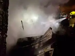 Ahır Yangını: 8 Hayvan Telef Oldu