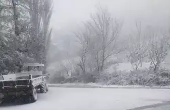Batı Anadolu'da Kar Yağışı