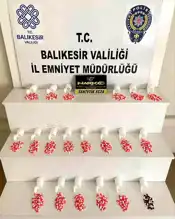 Balıkesir'de 1046 Sentetik Ecza Hapı Ele Geçirildi
