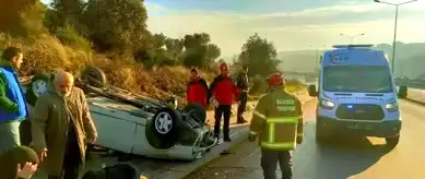 Bandırma'da Trafik Kazası: Sürücü Yaralı