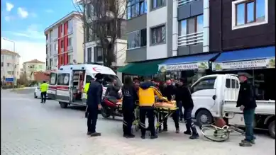 Gönen'de Motosiklet-Bisiklet Kazası: 1 Yaralı