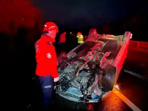 Havran'da 3 Yaralı Trafik Kazası
