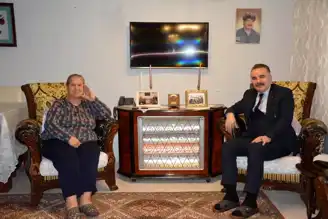 Kaymakam, Şehit ve Gazi Ailelerini Ziyaret Etti