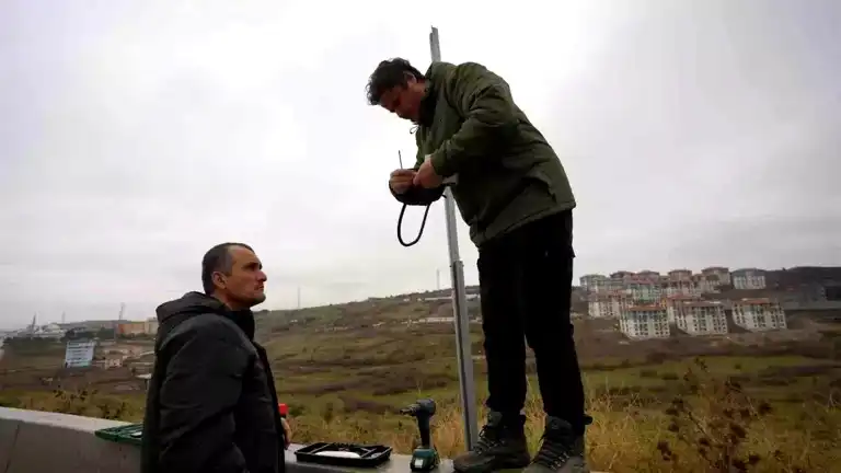 Balıkesir'de Kışa Karşı Akıllı Buzlanma Uyarı Sistemi