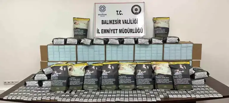 Büyük Kaçak Tütün Operasyonu: 1 Gözaltı