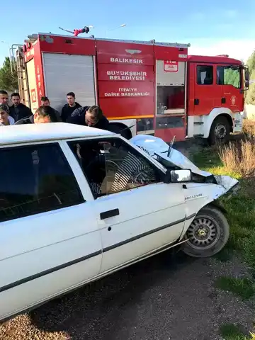 Balıkesir'de OSB'de Korkunç Kaza! Sürücü Sıkıştı