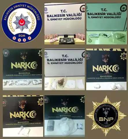 Bandırma'da Uyuşturucu Operasyonu: 10 Gözaltı ve Uyuşturucu Ele Geçirildi