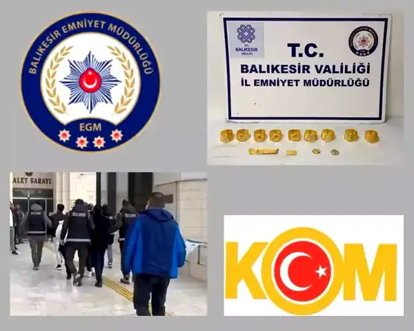 Sahte Altın Operasyonu: 4 Gözaltı, 3 Tutuklama