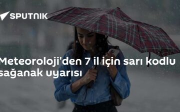 sarı kodlu sağanak uyarısı