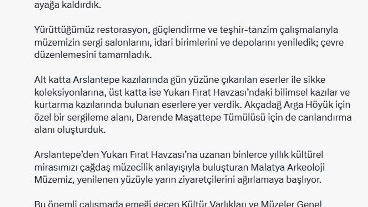 Malatya Arkeoloji Müzesi