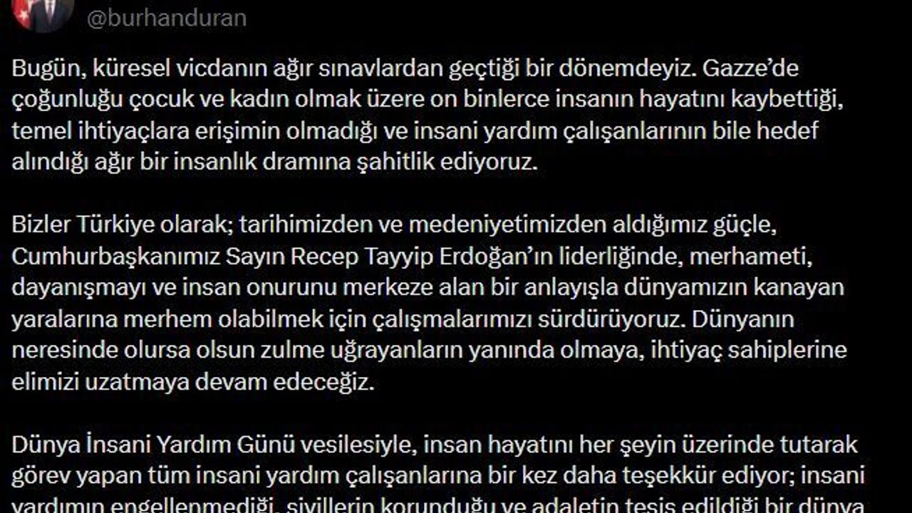 Duran: Dünyanın