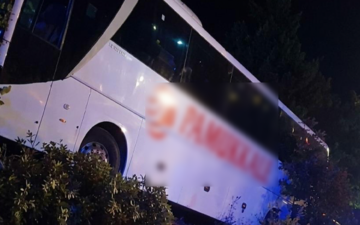 yolcu otobüsü kaza